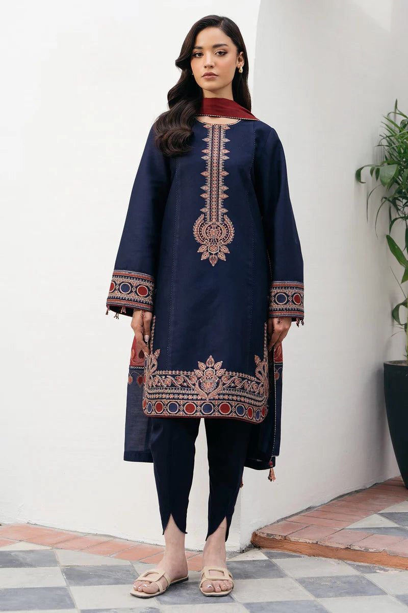 JAZMIN DHANAK EMROIDERED 3PC (E130)