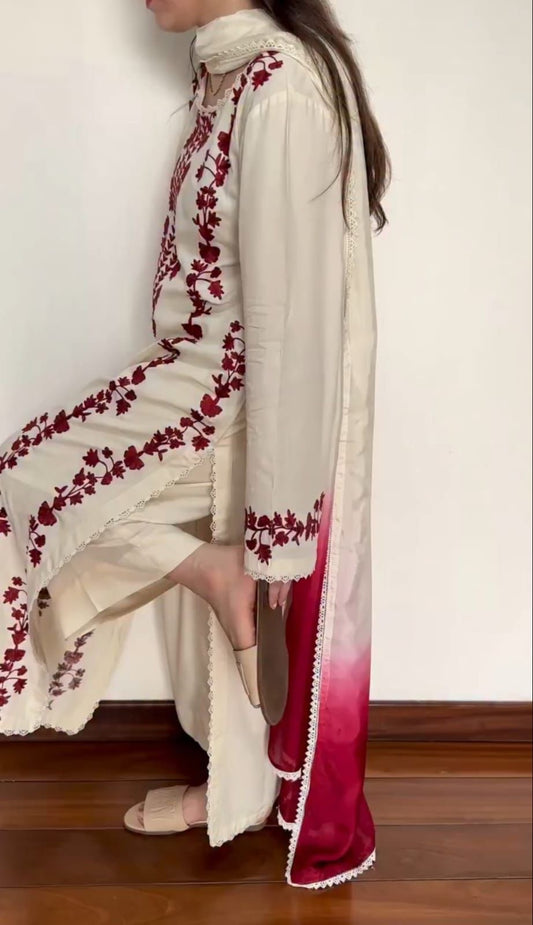 ALIZEH UNSTITCH LAWN EMBROIDERED 3PC (E210)