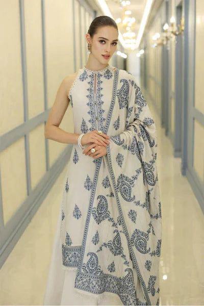 SAPPHIRE DHANAK EMROIDERED 3PC (E136)