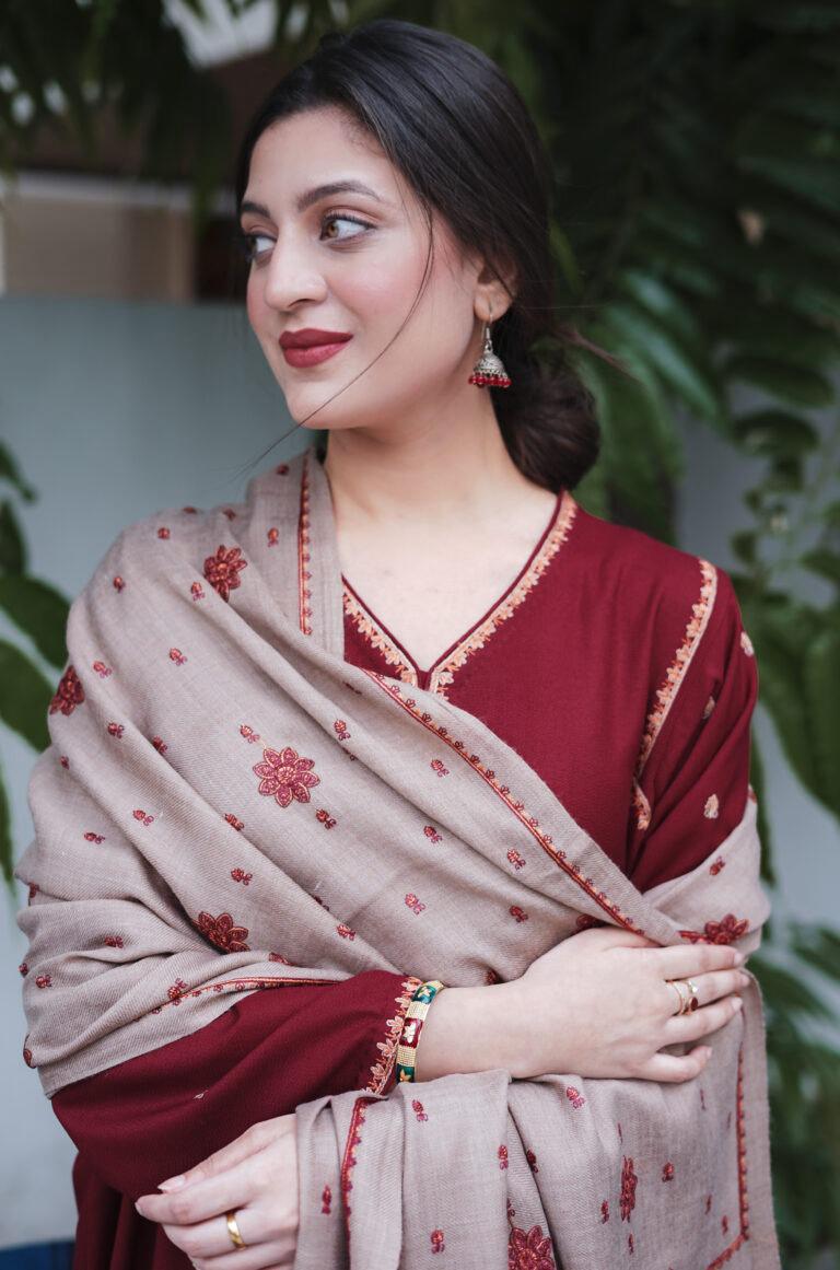 DHANAK EMROIDERED 3PC (E114)