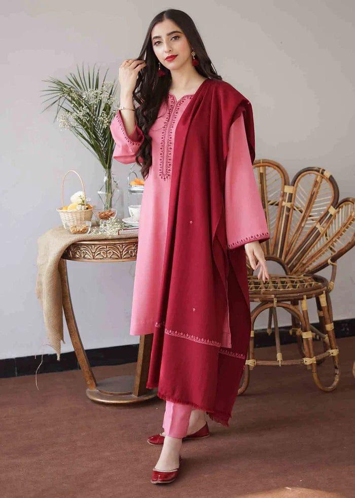 DHANAK EMROIDERED 3PC (E113)