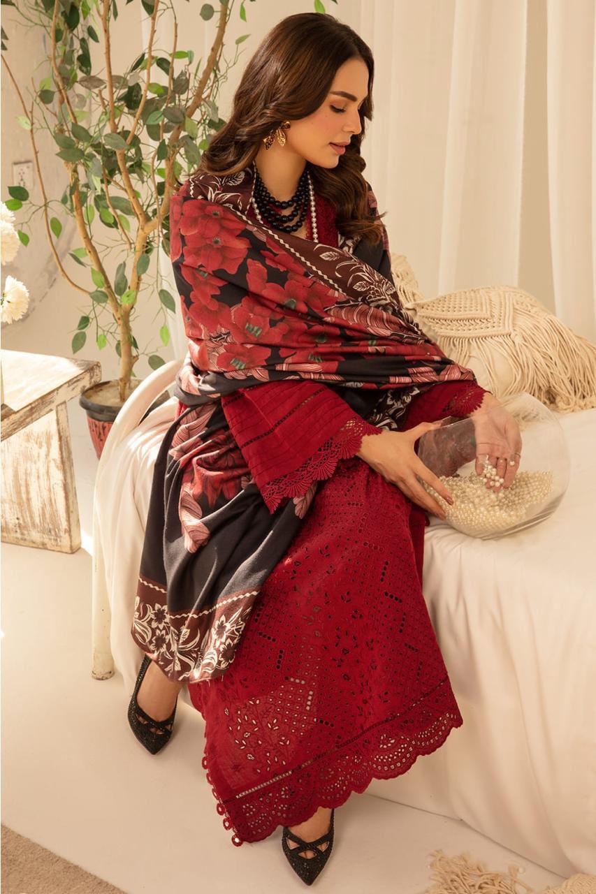 DHANAK EMROIDERED 3PC (E111)