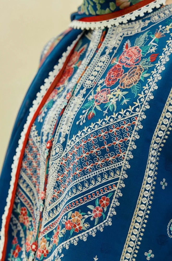 DHANAK EMROIDERED 3PC (E122)