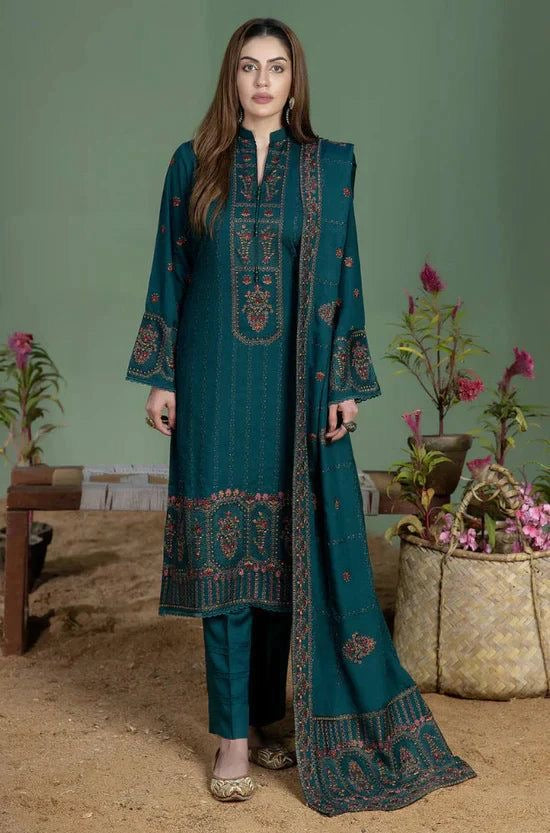 MOHAGNI UNSTITCH LAWN EMBROIDERED 3PC (E253)