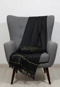 J. Men's Shawl  With Box Black (112)