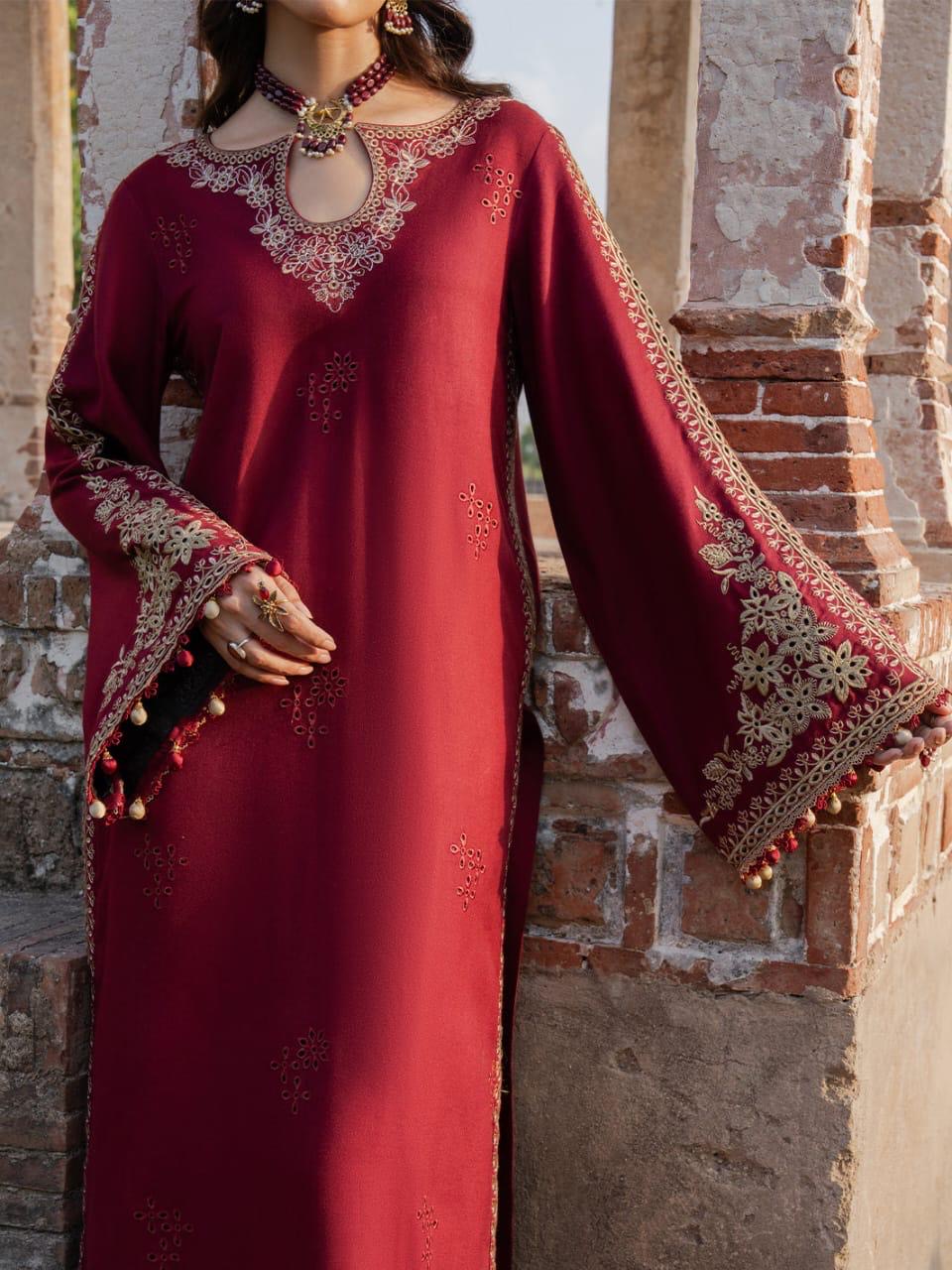IZEL UNSTITCH LAWN EMBROIDERED 3PC (E240)