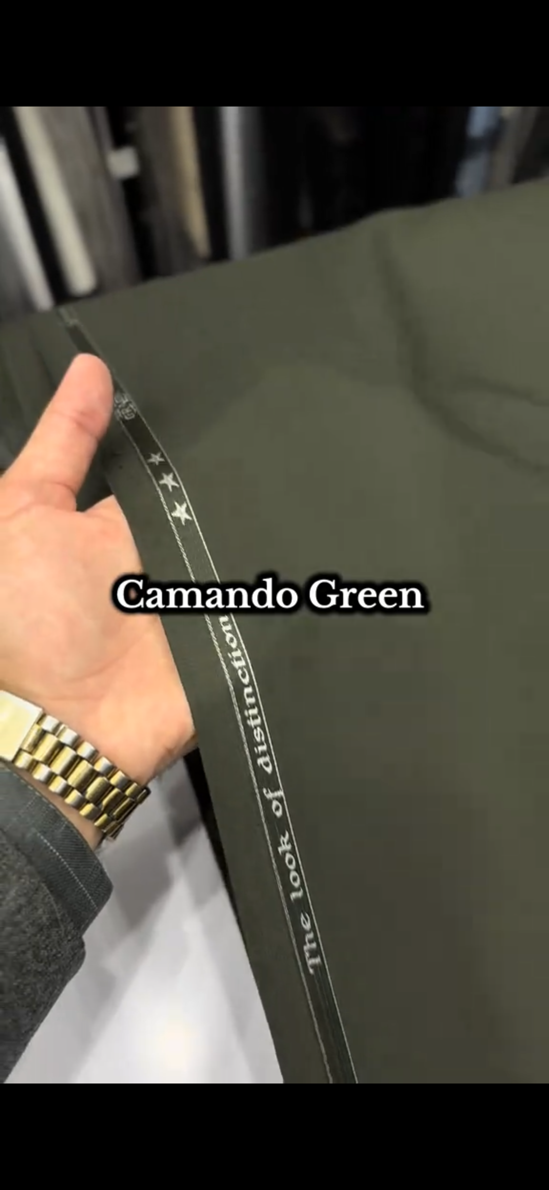J.PREMIUM WASH & WEAR (CAMANDO GREEN)