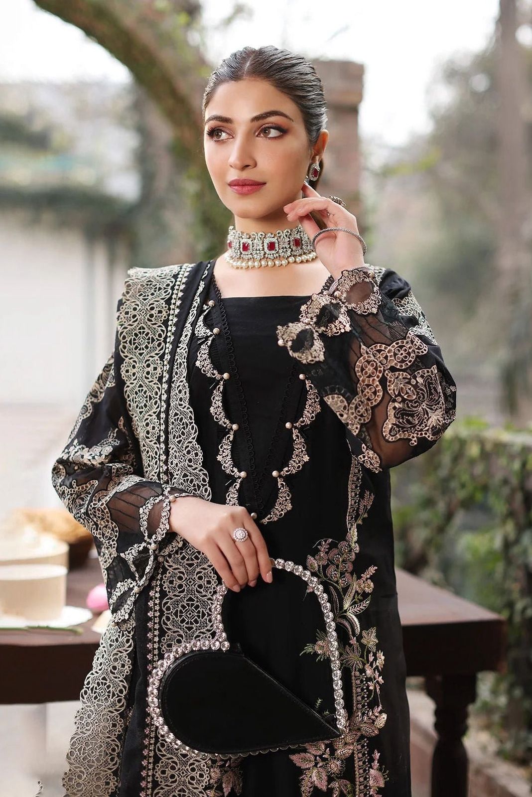 KAHF UNSTITCH LAWN EMBROIDERED 3PC (E279)