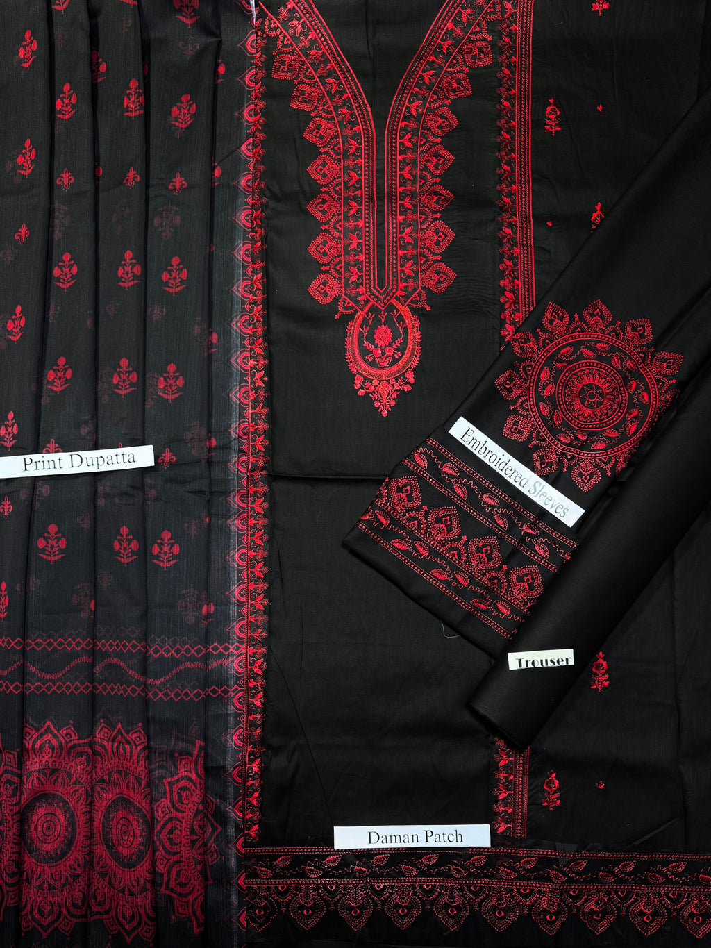ANEELA’s UNSTITCH LAWN EMBROIDERED 3PC (E301)