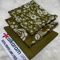 ALKARAM Allover Printed 3PC (P122)