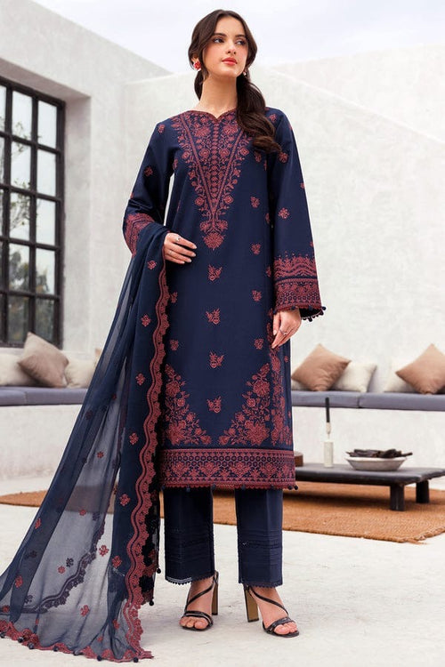 BAREEZE UNSTITCH LAWN EMBROIDERED 3PC (E269)
