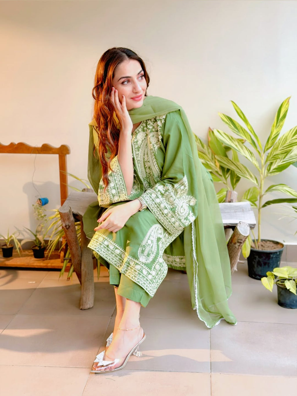 ADAN LIBAS UNSTITCH LAWN EMBROIDERED 3PC (E215)