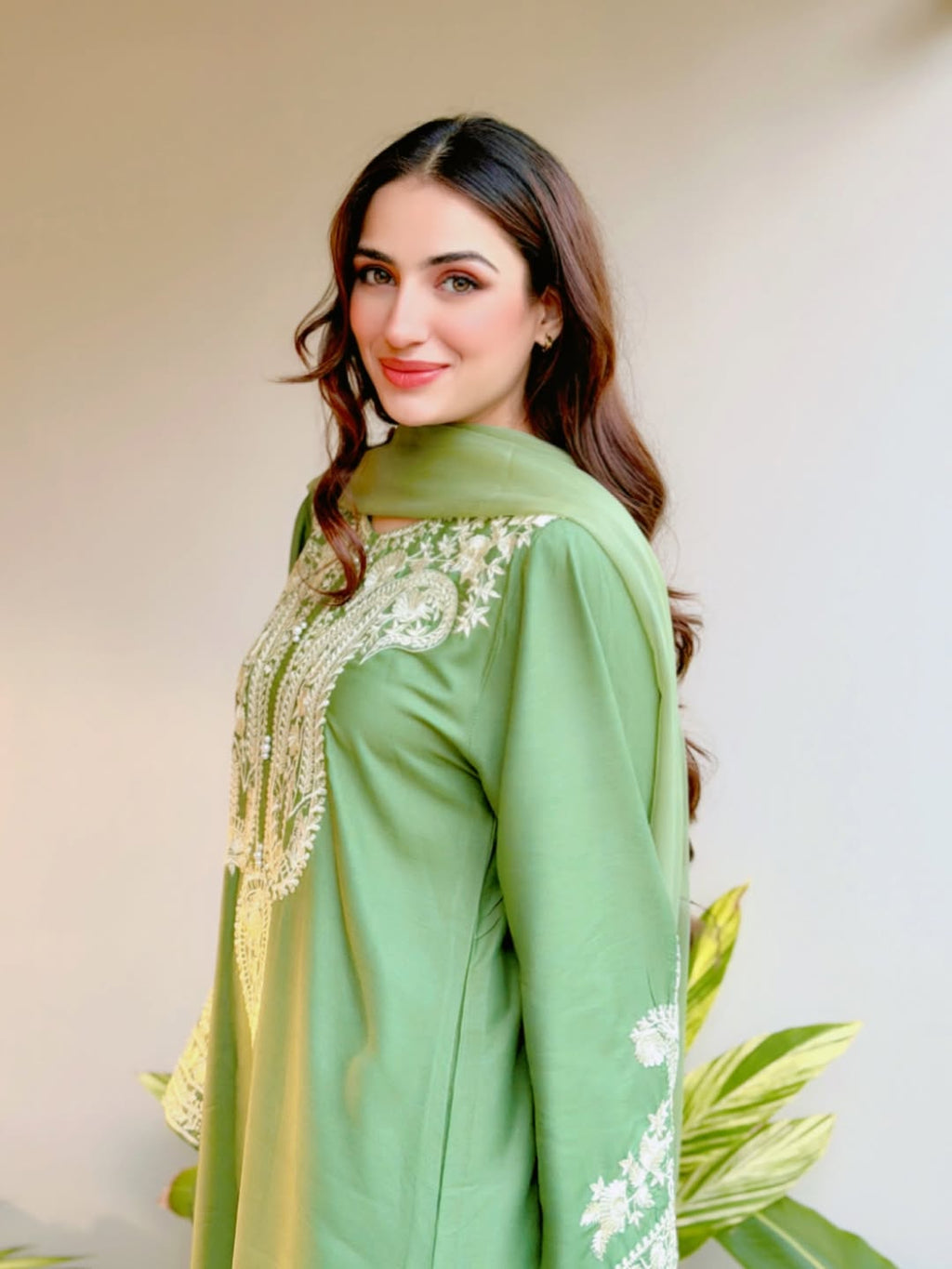 ADAN LIBAS UNSTITCH LAWN EMBROIDERED 3PC (E215)