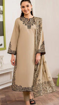 Maria.B DHANAK EMROIDERED 3PC (E141)