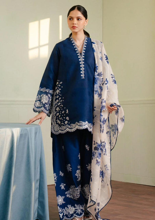 Zara shahjahan DHANAK EMROIDERED 3PC (E138)