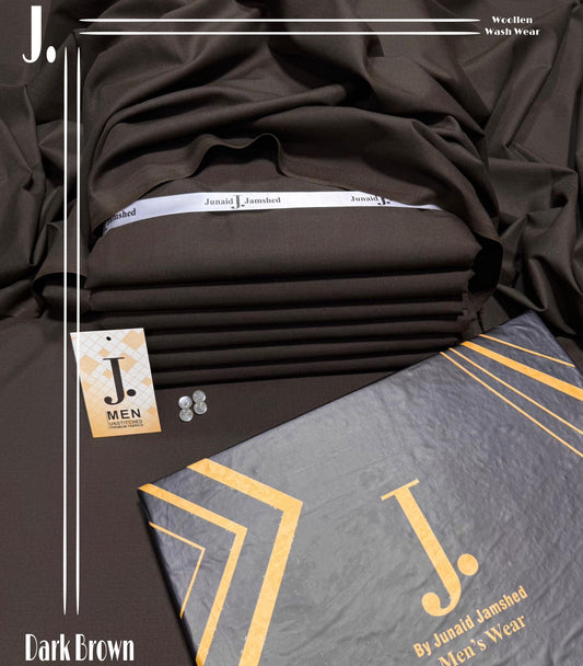 J. Woolen wash&wear (Dark Brown)