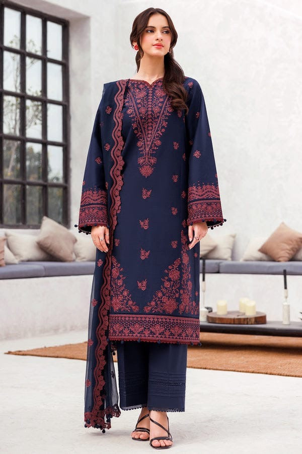 BAREEZE UNSTITCH LAWN EMBROIDERED 3PC (E269)