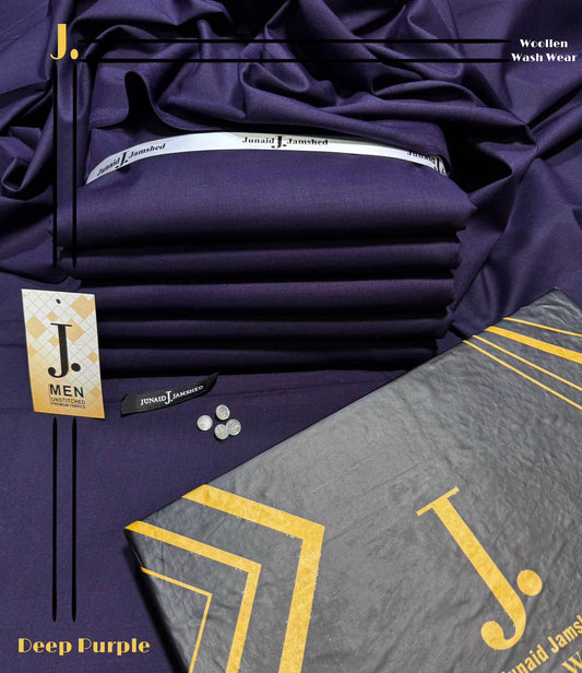J. Woolen wash&wear (deep Purple)