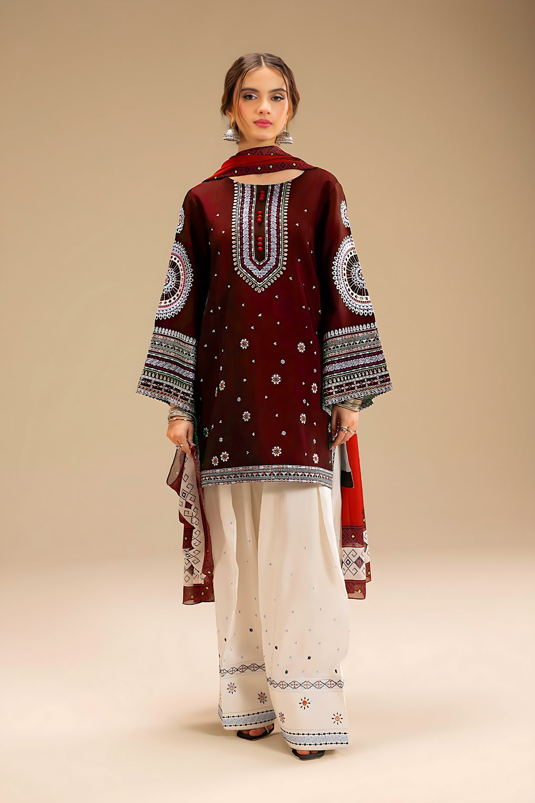 Jazmin EMBROIDERED 3PC (E125)