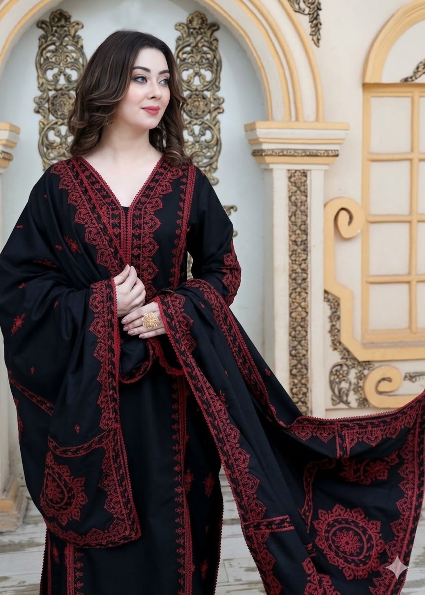 ANEELA’s UNSTITCH LAWN EMBROIDERED 3PC (E301)