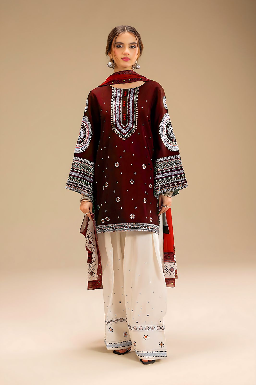 Jazmin EMBROIDERED 3PC (E125)