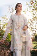 MARIA B  UNSTITCH LAWN EMBROIDERED 3PC (E260)