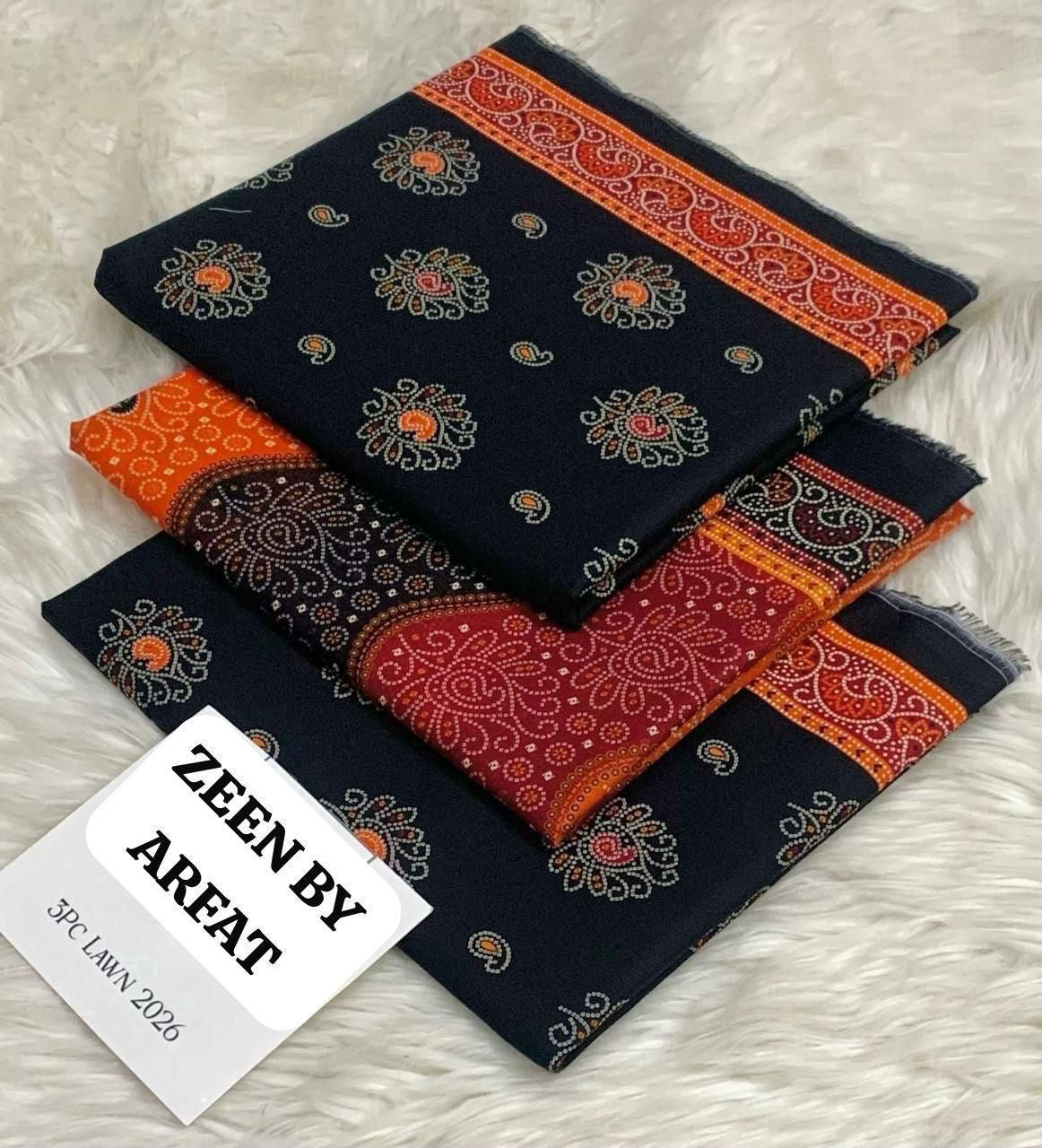 Zeen Allover Printed 3PC (P121)