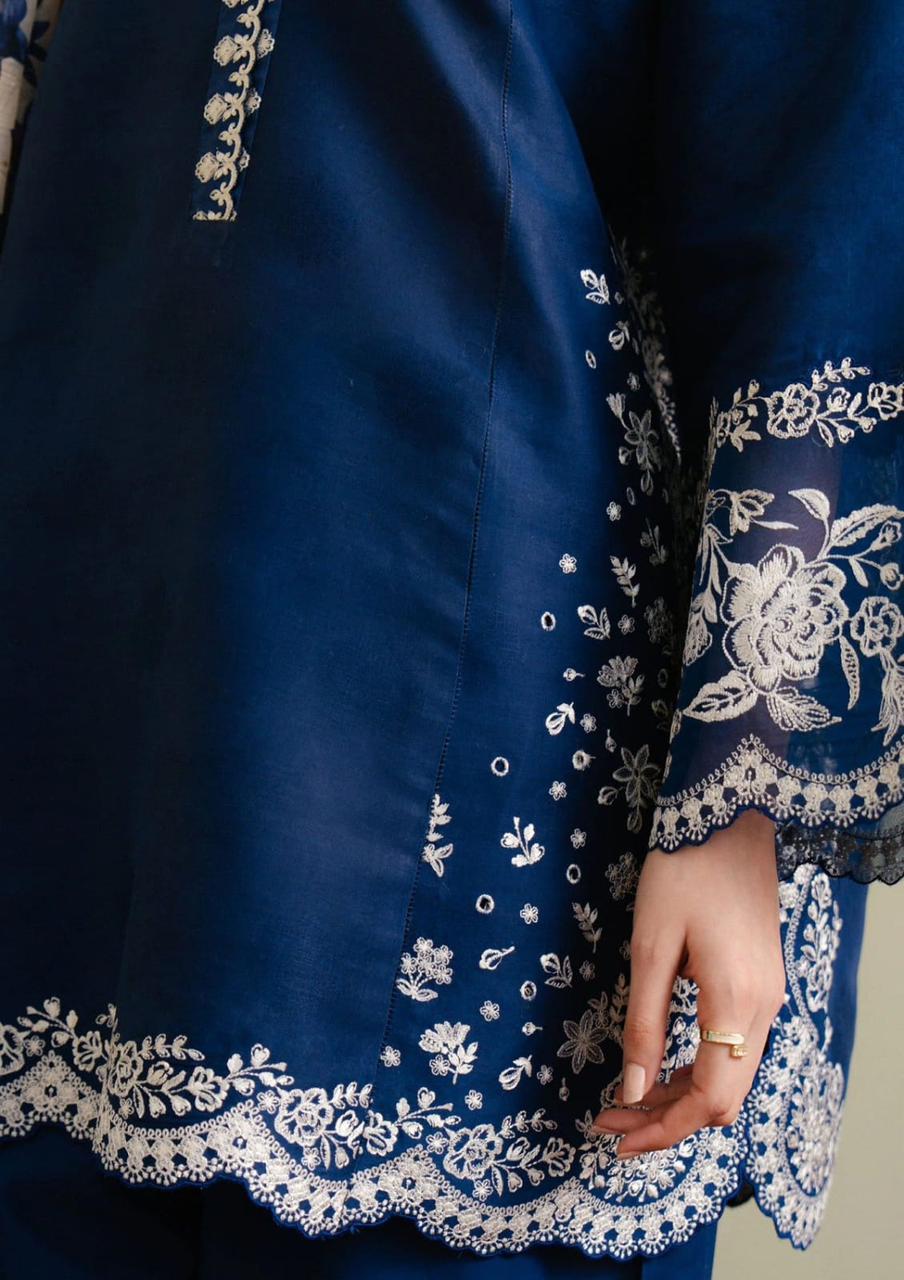 ZARA SHAHJAHAN LAWN EMBROIDERED 3PC (E138)