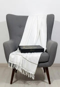 J. Men's Shawl  With Box White (111)