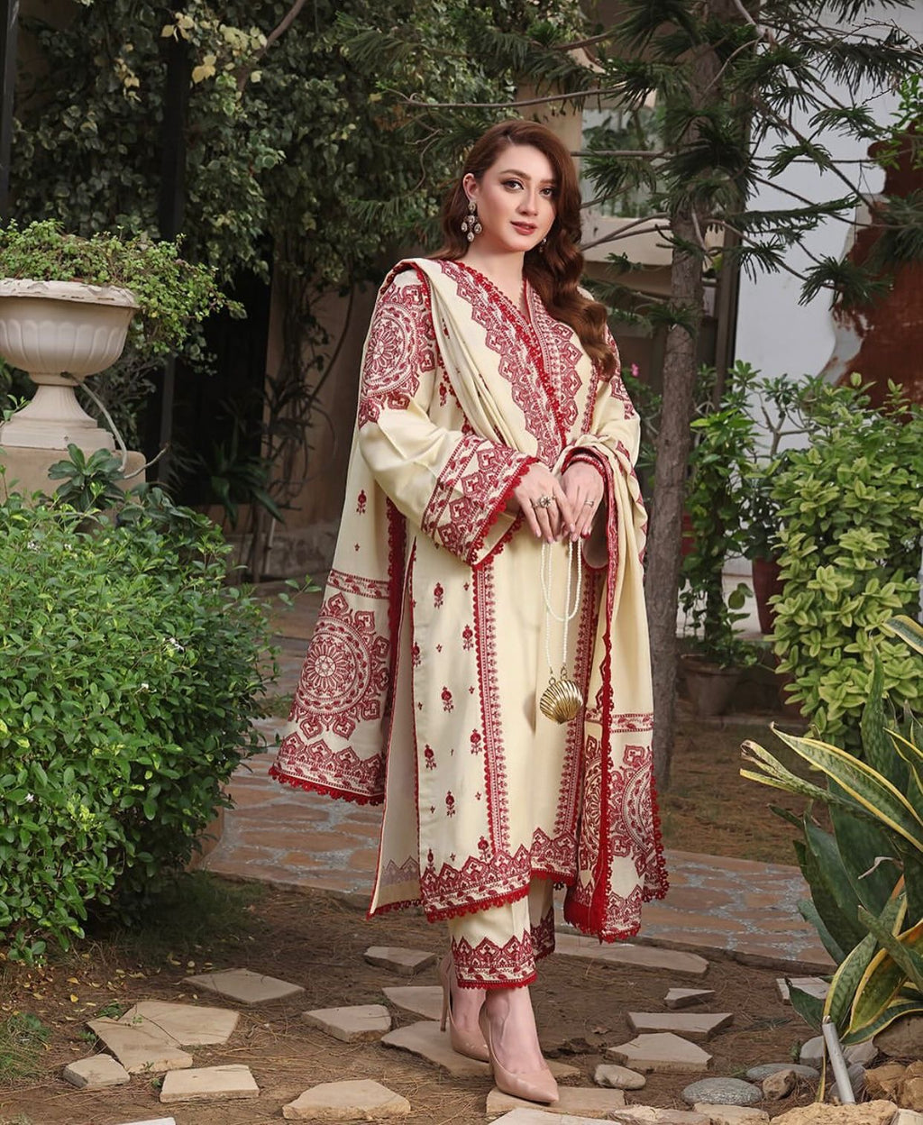 ANEELA’s UNSTITCH LAWN EMBROIDERED 3PC (E266)