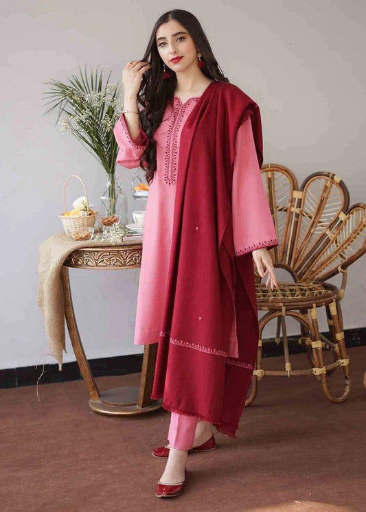DHANAK EMROIDERED 3PC (E113)