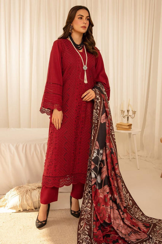 DHANAK EMROIDERED 3PC (E111)