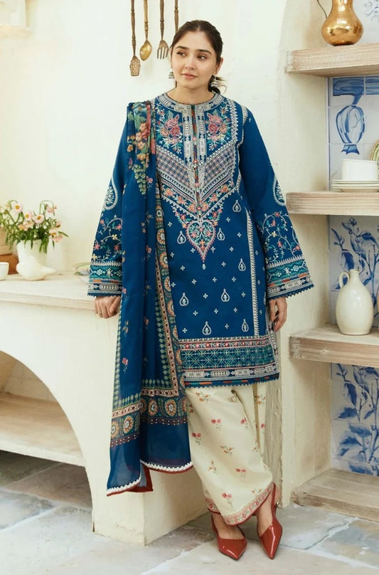 DHANAK EMROIDERED 3PC (E122)