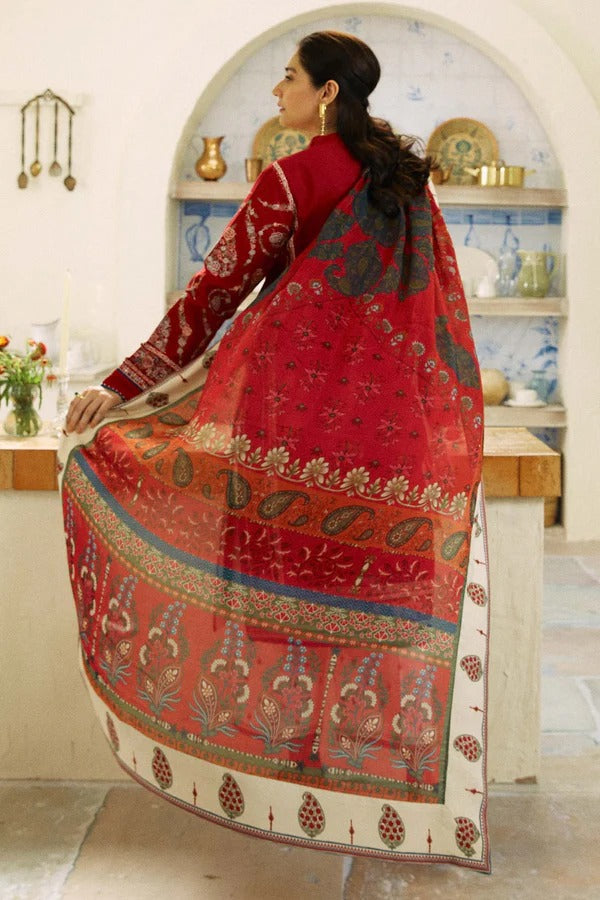 LAWN EMBROIDERED 3PC (E123)